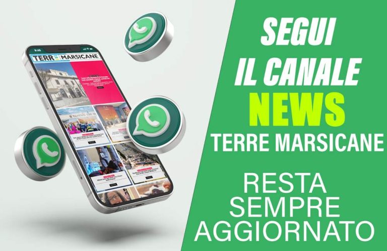 È arrivato il canale WhatsApp di Terre Marsicane: ecco come iscriversi e rimanere sempre aggiornati