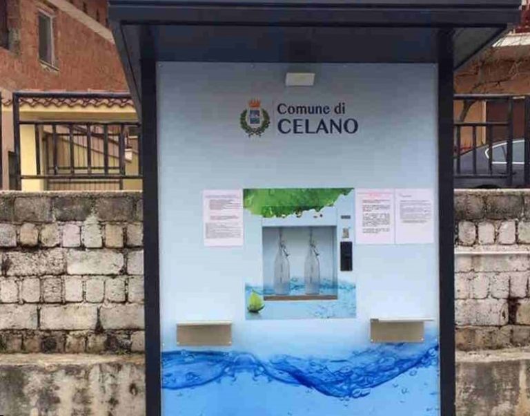 Riattivate le casette dell'acqua a Celano