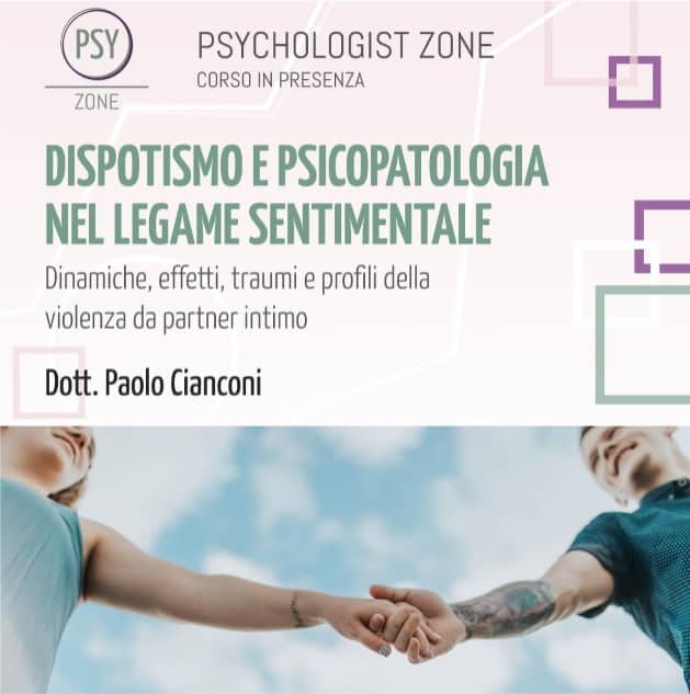 Al vi le iscrizioni al corso “Dispotismo e psicopatologia del legame sentimentale"|