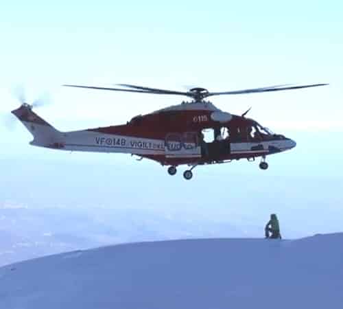 Vigili del fuoco sul Gran Sasso per il progetto "Ice Memory"