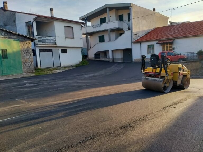 Ultimati i lavori di asfaltatura di alcune strade di Ortucchio|||||||