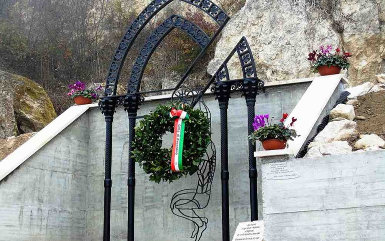 Affidati i lavori per la manutenzione straordinaria del Monumento ai Terremotati di Paterno