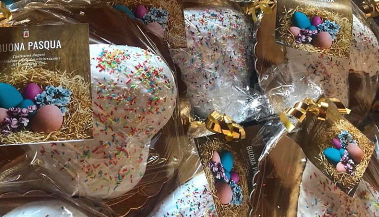 Un dolce regalo di Pasqua per tutti i bambini di Opi