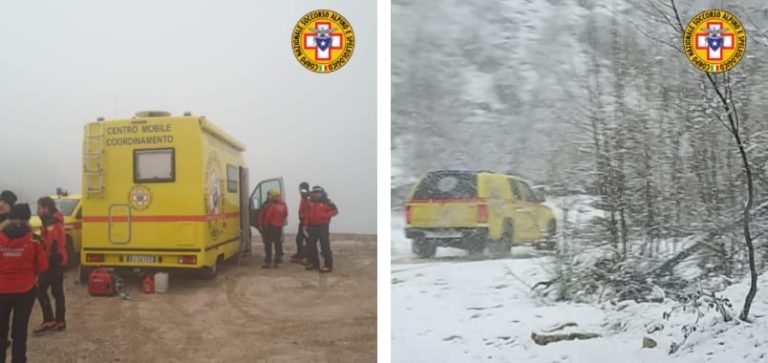 Sono ripartite le ricerche dell'alpino disperso sul Monte Piselli||