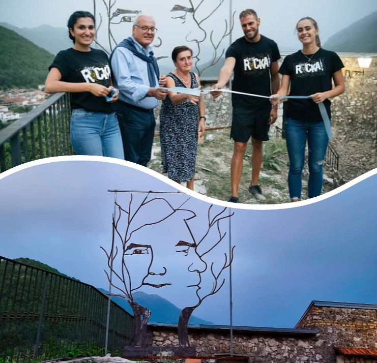 la scultura "Malmetta e Papono" di  Martina Santomaggio||