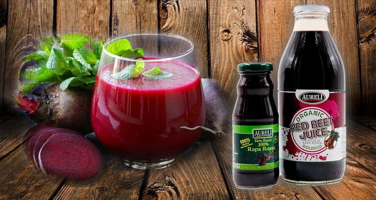 Succo di barbabietola rossa Aureli come difesa alimentare dal Covid-19