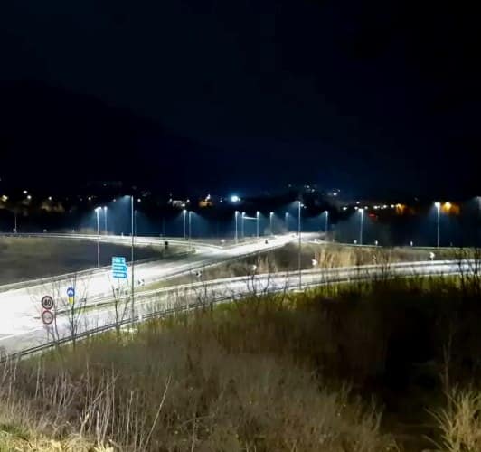 Attivati nuovi impianti di illuminazione per lo svincolo di Balsorano lungo la SS690 "Avezzano-Sora"