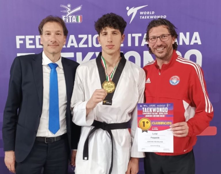 Luigi Fegatilli campione italiano di Taekwondo|