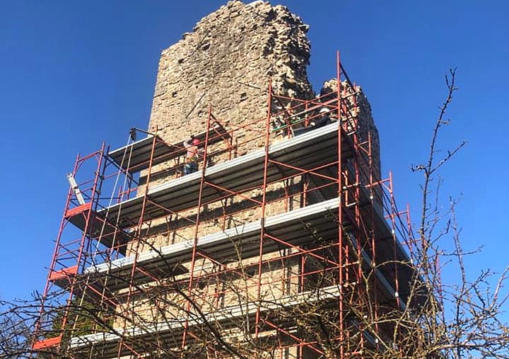 Terminati i lavori di messa in sicurezza della torre centrale del Forte de' Leoni a Carsoli