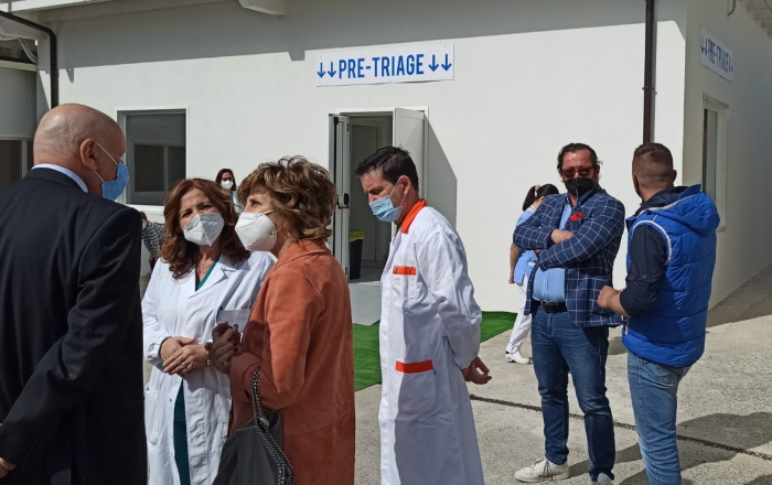 Il progetto e le caratteristiche tecnologiche della struttura Pre-triage dell'Ospedale di Avezzano||||||||