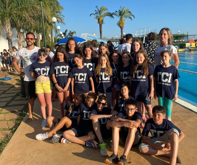 Team Centro Italia Nuoto seconda classificata all'EuroItalia Cup