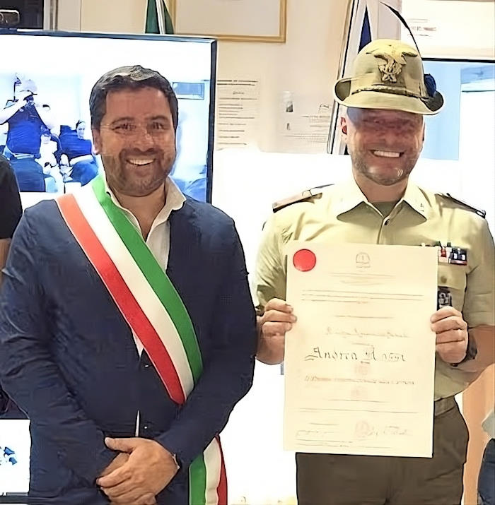 Un alpino di Ovindoli tra i migliori d'Italia: ad Andrea Rossi il premio Internazionale ISFOA alla carriera