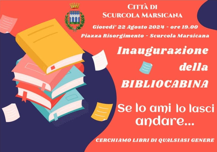 A Scurcola Marsicana nasce la "Bibliocabina", una vecchia cabina telefonica diventa una piccola biblioteca pubblica