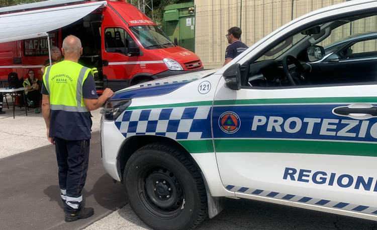 Anche il gruppo di Protezione civile "Valle del Giovenco" impegnato nelle ricerche del giovane Lewin Weituschat sul Gran Sasso