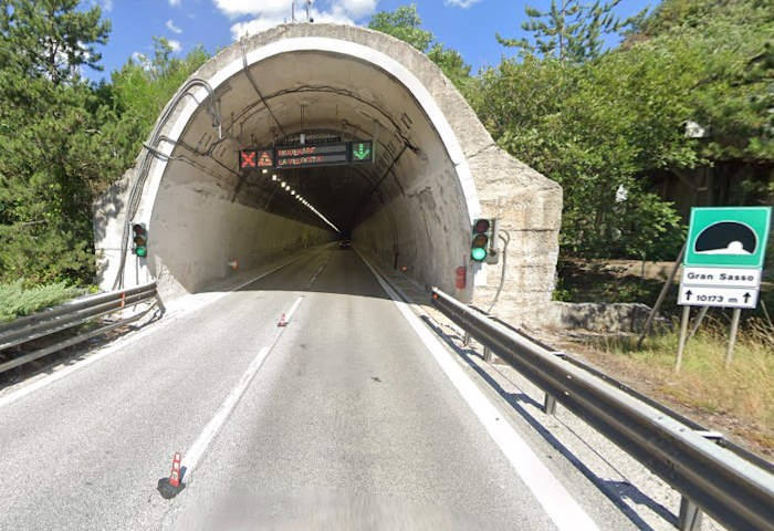 Chiusure notturne del Traforo del Gran Sasso in direzione L’Aquila/Roma