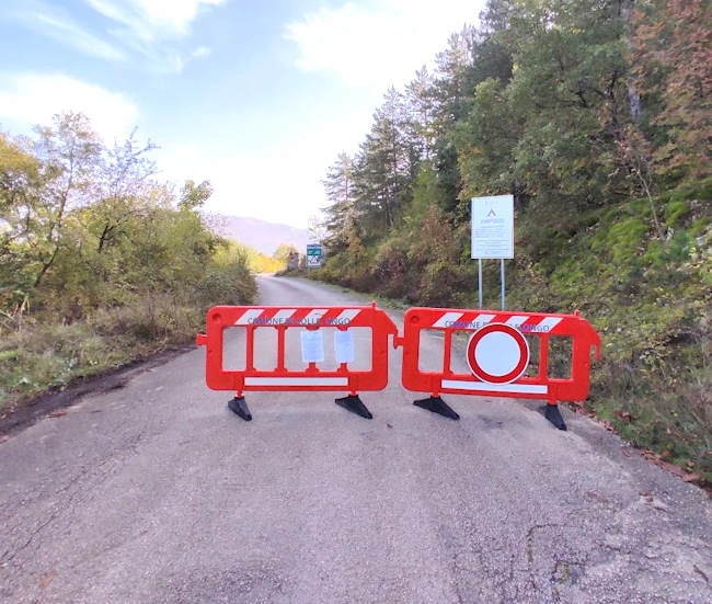 Partiti, a Collelongo, i lavori di messa in sicurezza sulla strada per Sant'Elia