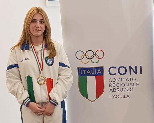 Valeria D’Angeli premiata dal CONI alla Festa dello Sport 2024