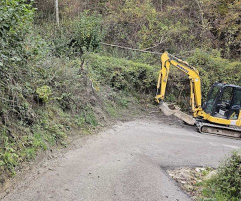 Finanziamento al Comune di Castellafiume per arginare una frana e mettere in sicurezza il territorio