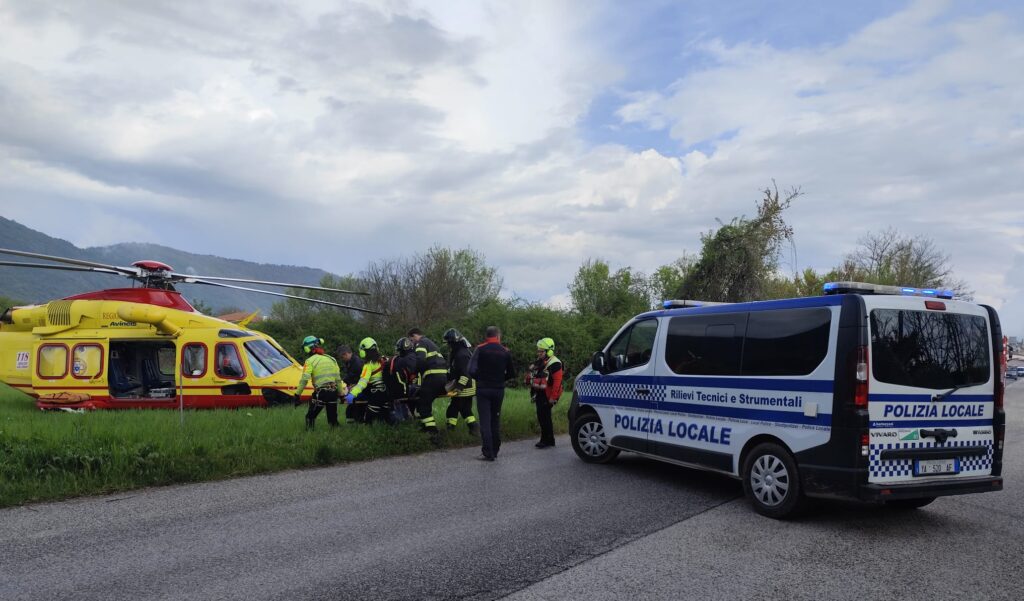 Grave incidente nel nucleo industriale di Avezzano: due feriti in codice rosso