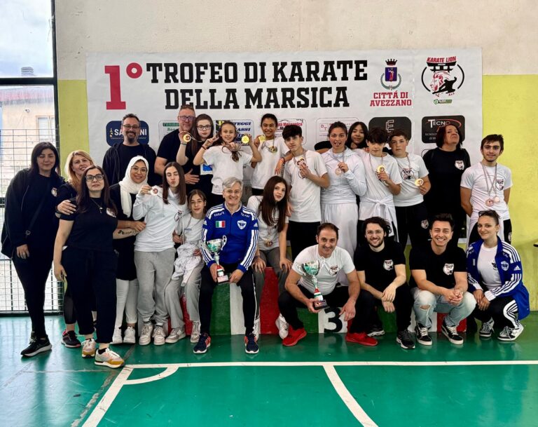 Oltre 1200 presenze per il primo Trofeo di Karate della Marsica Città di Avezzano