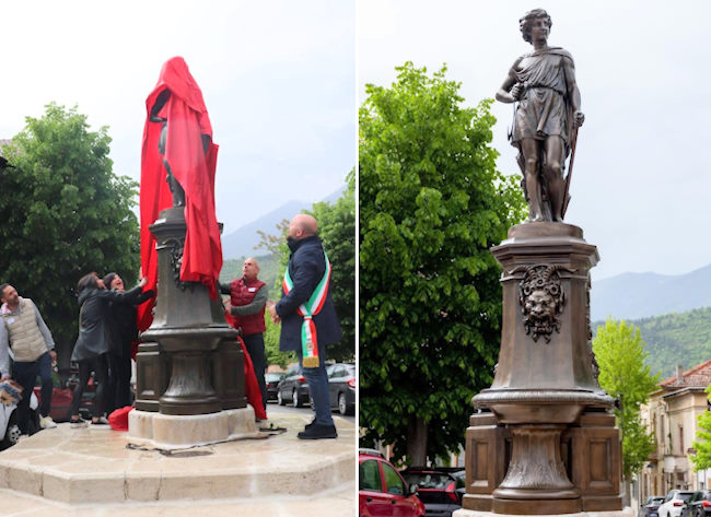 La storica Fontana di Saturno-l'Eté riconsegna alla comunità di Magliano de' Marsi in tutto il suo rinnovato splendore