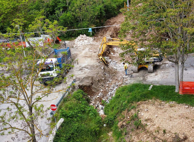 Mitigazione del rischio idrogeologico a Luco dei Marsi, sindaca De Rosa: "I lavori avanzano a pieno regime"