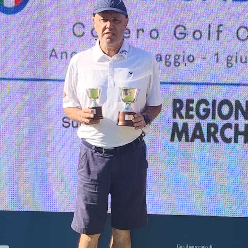 L'avezzanese Fulvio Polesini eccelle al 25° Open d'Italia Paralimpico di Golf, piazzandosi secondo