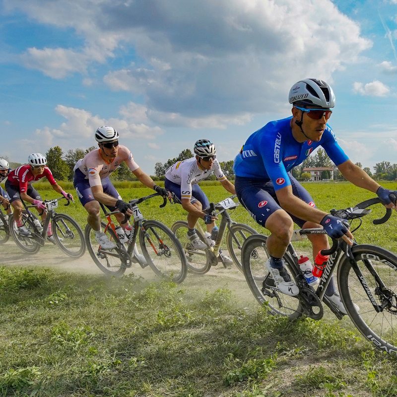 Gravel World Championships 2022 - Men Elite - 1st Edition - Vicenza - Cittadella 194,8 km - 09/10/2022 - Davide Ballerini (ITA - Quick-Step Alpha Vinyl Team) - photo Massimo Fulgenzi/SprintCyclingAgency©2022