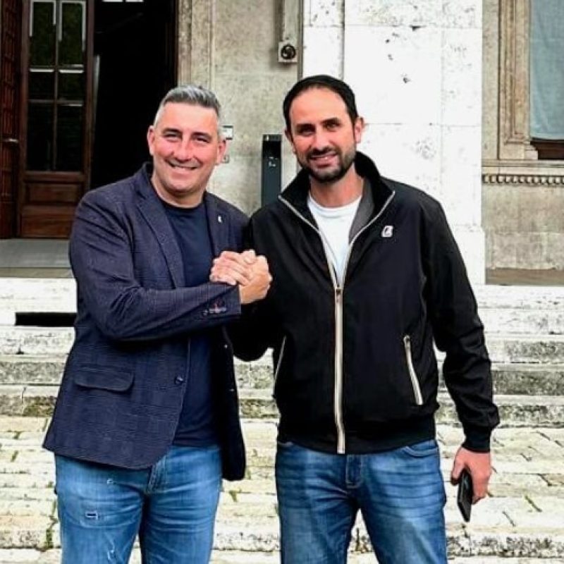 L’assessore regionale Mario Quaglieri e l’assessore del Comune di Avezzano, Pierluigi Di Stefano