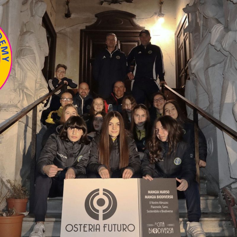 Cena conviviale per la Fenice Academy: under 15 femminile ospite dell’Osteria Futuro di Scurcola Marsicana
