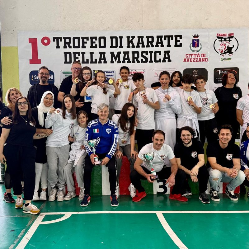 Oltre 1200 presenze per il primo Trofeo di Karate della Marsica Città di Avezzano