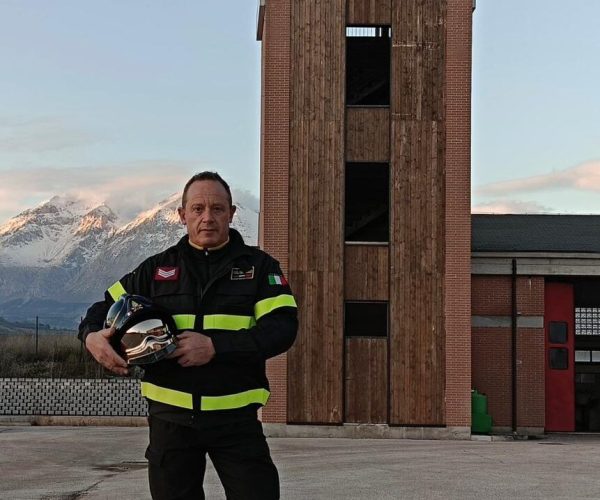Il Vigile del Fuoco Francesco Tomei