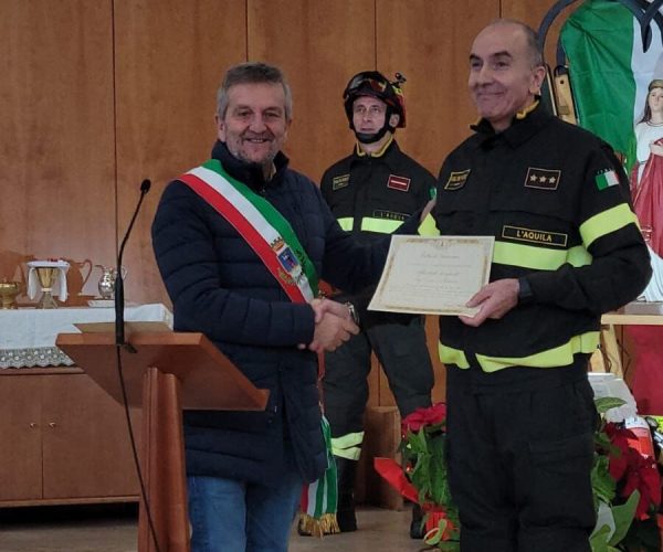 attestato di merito va all’Ing. Albanese, rappresentante del Corpo