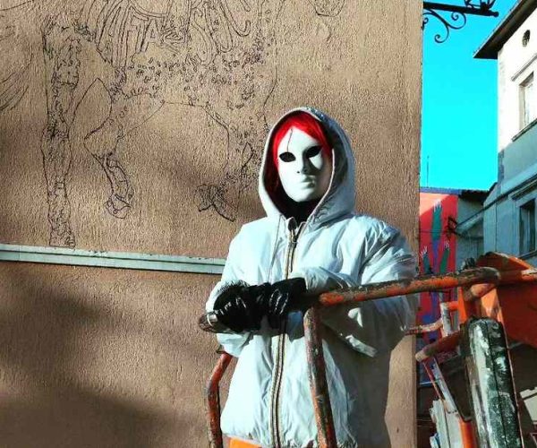 Laika, la Banksy italiana, è ad Aielli per realizzare un nuovo murale dedicato a Giuseppe Di Matteo, il 12enne vittima della mafia