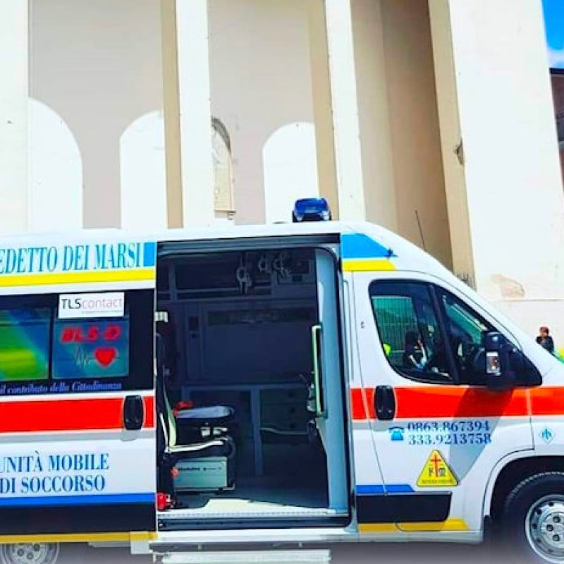 Un'ondata di solidarietà per l'ambulanza della Misericordia di San Benedetto dei Marsi: "È stata riparata ed è di nuovo operativa"