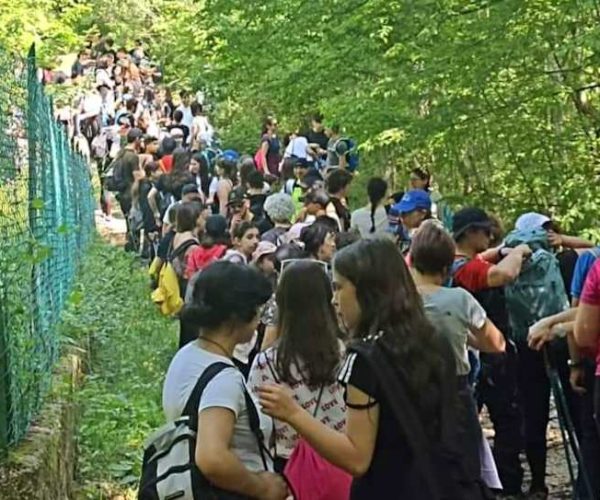 Oltre 150 le persone che hanno preso parte alla seconda giornata del Cammino dell’accoglienza di Canistro