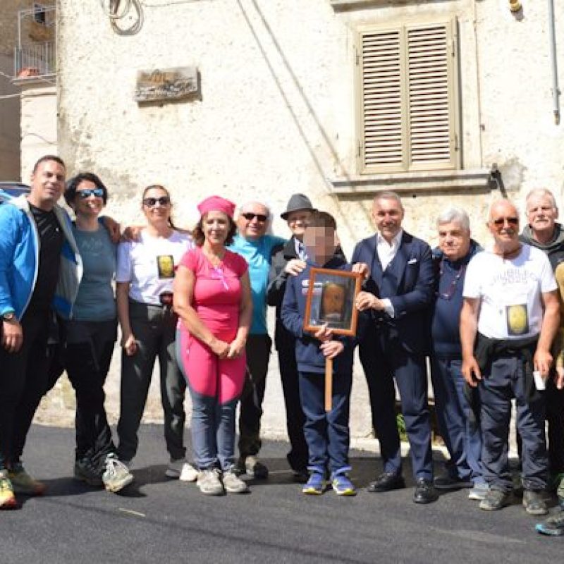 La Pro Loco di Roccacerro accoglie i viandanti del "Cammino del Pellegrino"