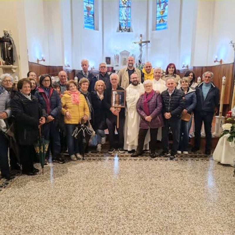 Collarmele ha accolto con calore i pellegrini del Cammino del Volto Santo