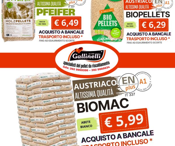 gallinelli offerta pellet