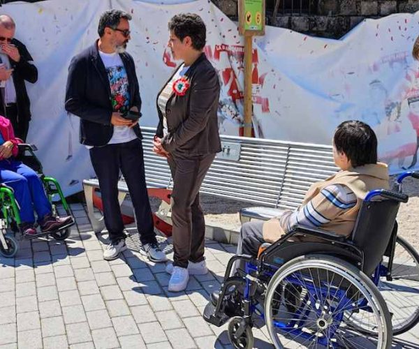 Inaugurata la panchina inclusiva presso il Centro sportivo del Sacro Cuore a Celano