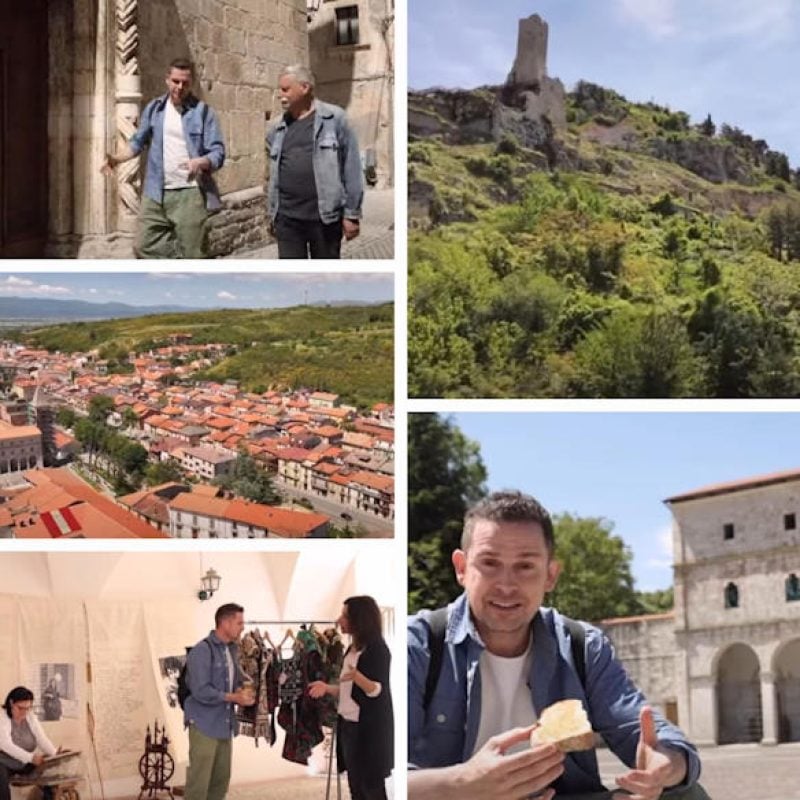 Pescina brilla su Rai 1: "Camper" accende i riflettori sulle tradizioni, la storia e i sapori unici del borgo marsicano (video)