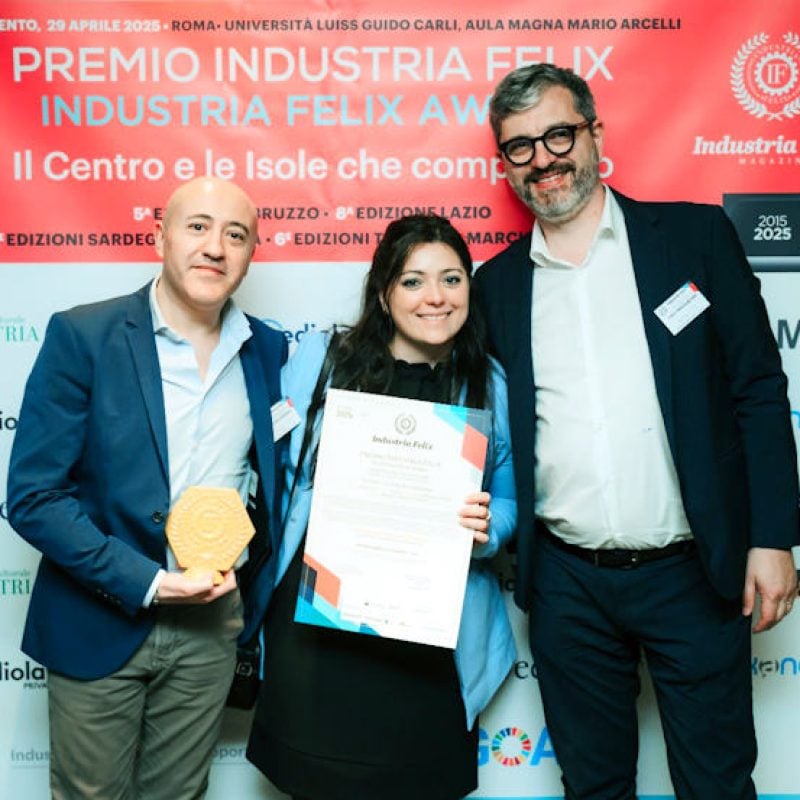 Premio Industria Felix allo Studio Paris Engineering di Avezzano: tra le 100 imprese più performanti, sostenibili e affidabili del Centro Italia e Isole