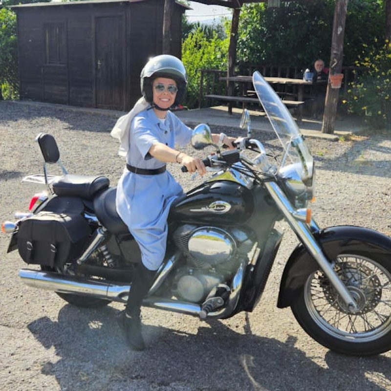 Festa dei motociclisti al Santuario di San Gabriele: tra i bikers presenti anche mons. Mencuccini e suor Giulia