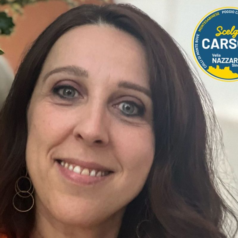 Velia Nazzarro annuncia la candidatura: “Scelgo Carsoli”
